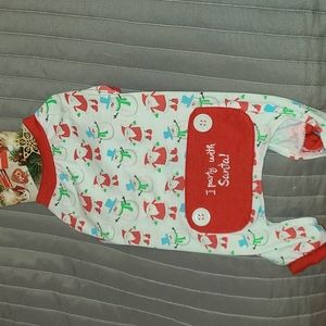 New Christmas snowman/Santa lightweight pajamas